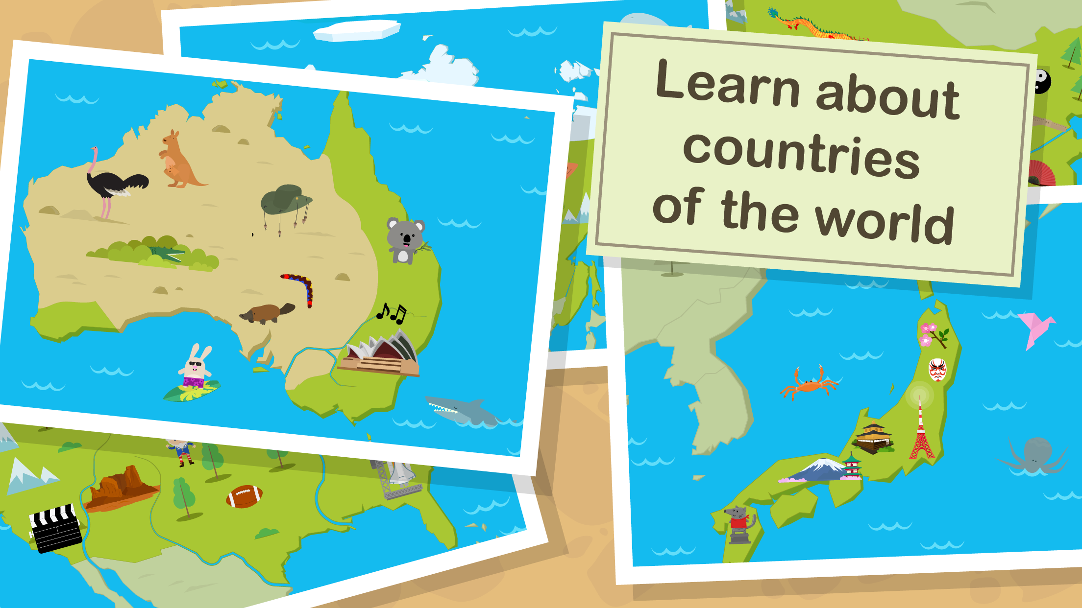 Puzzle World - edutainment atlas for kids gallery image