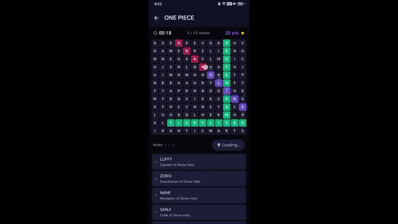 AniKotoba — the anime word puzzle game gallery image