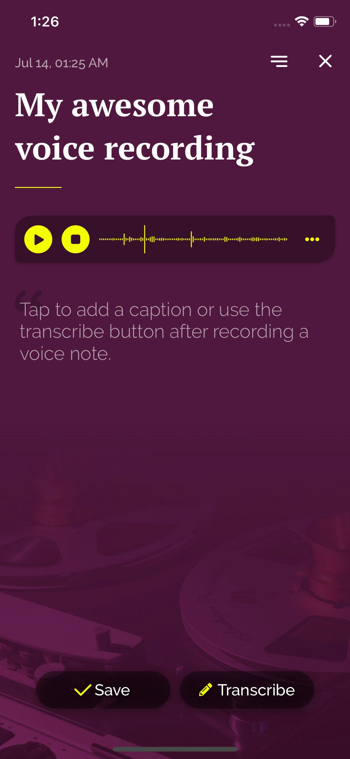 Awesome Voice Notes gallery image