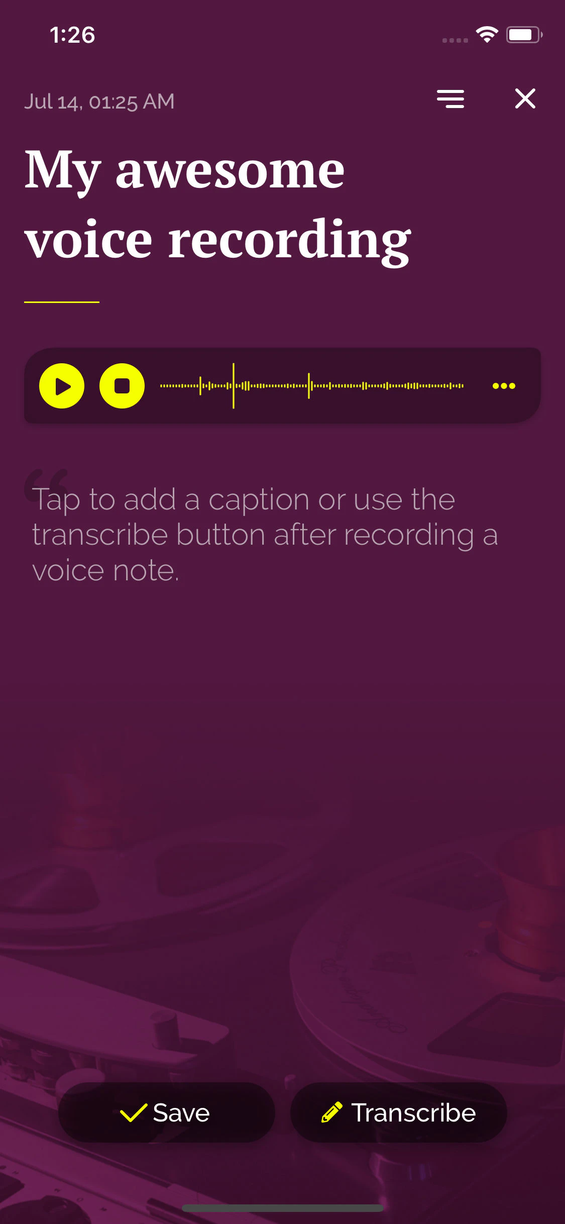 Awesome Voice Notes Image