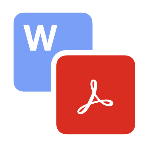 Word to PDF logo