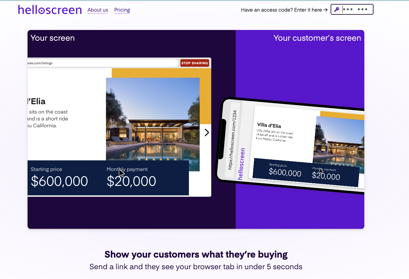 Helloscreen