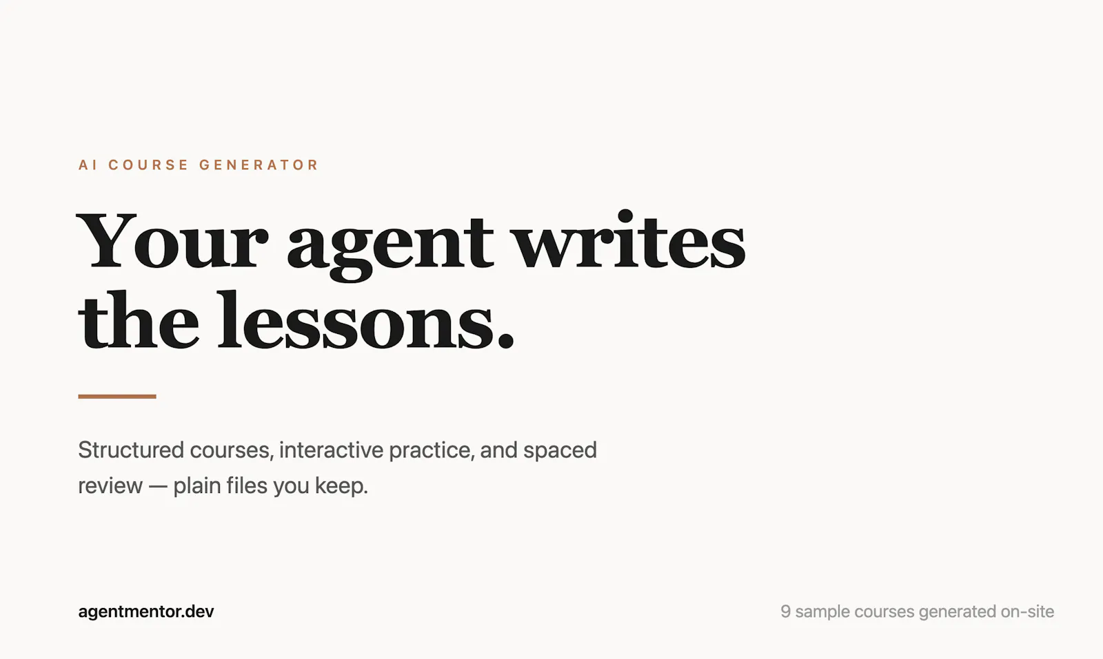 agentmentor skill screenshot 1