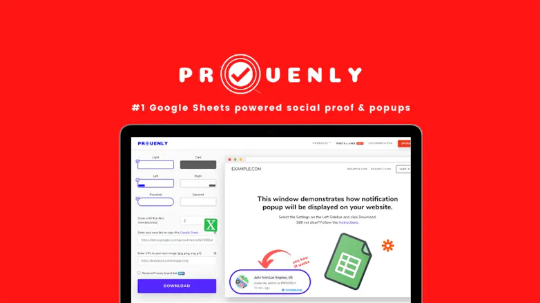 Proven.ly Social Proof & FOMO Builder gallery image