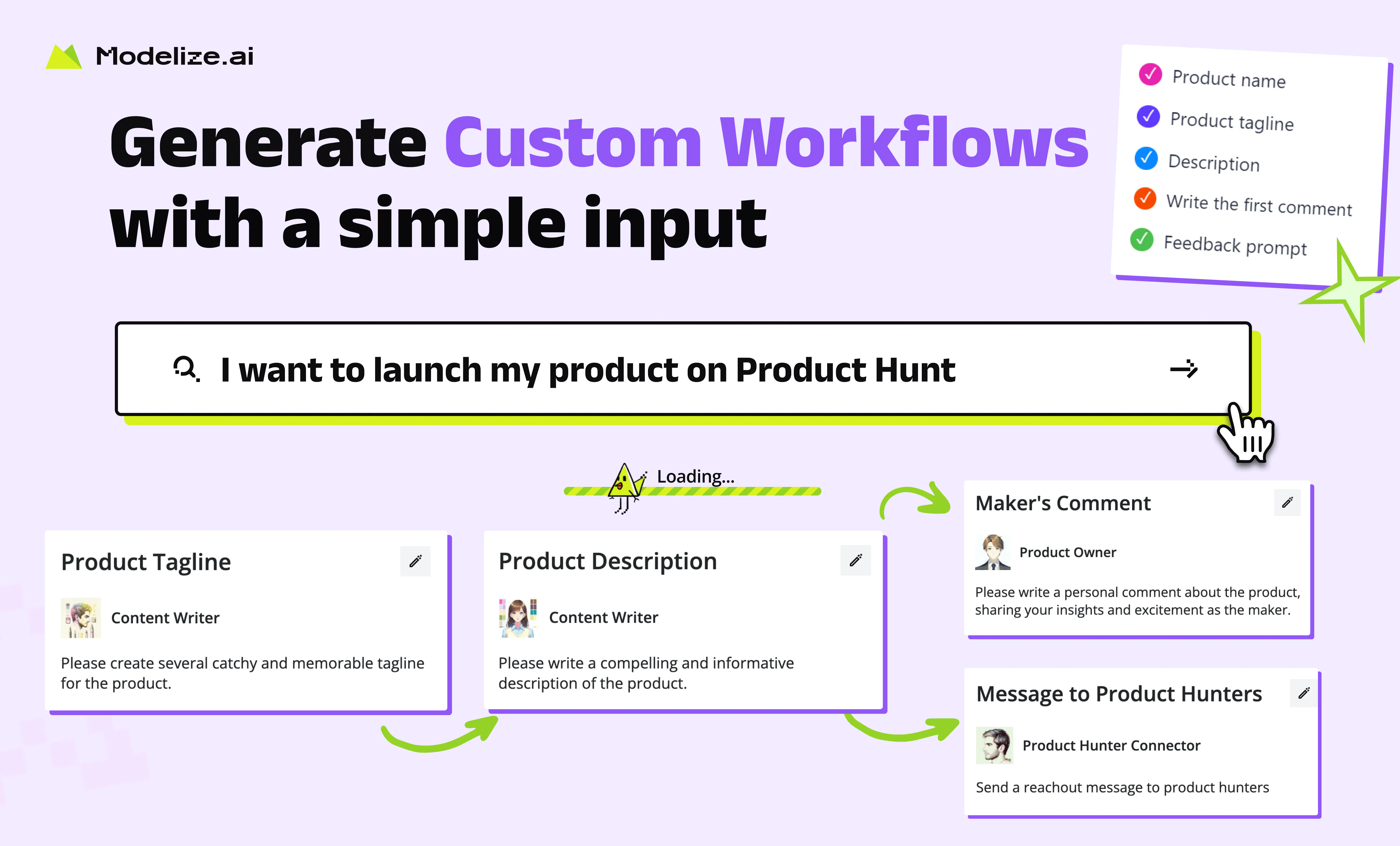 Modelize.ai 1.0 - AI workflows: Auto-generated & expert-made AI ...