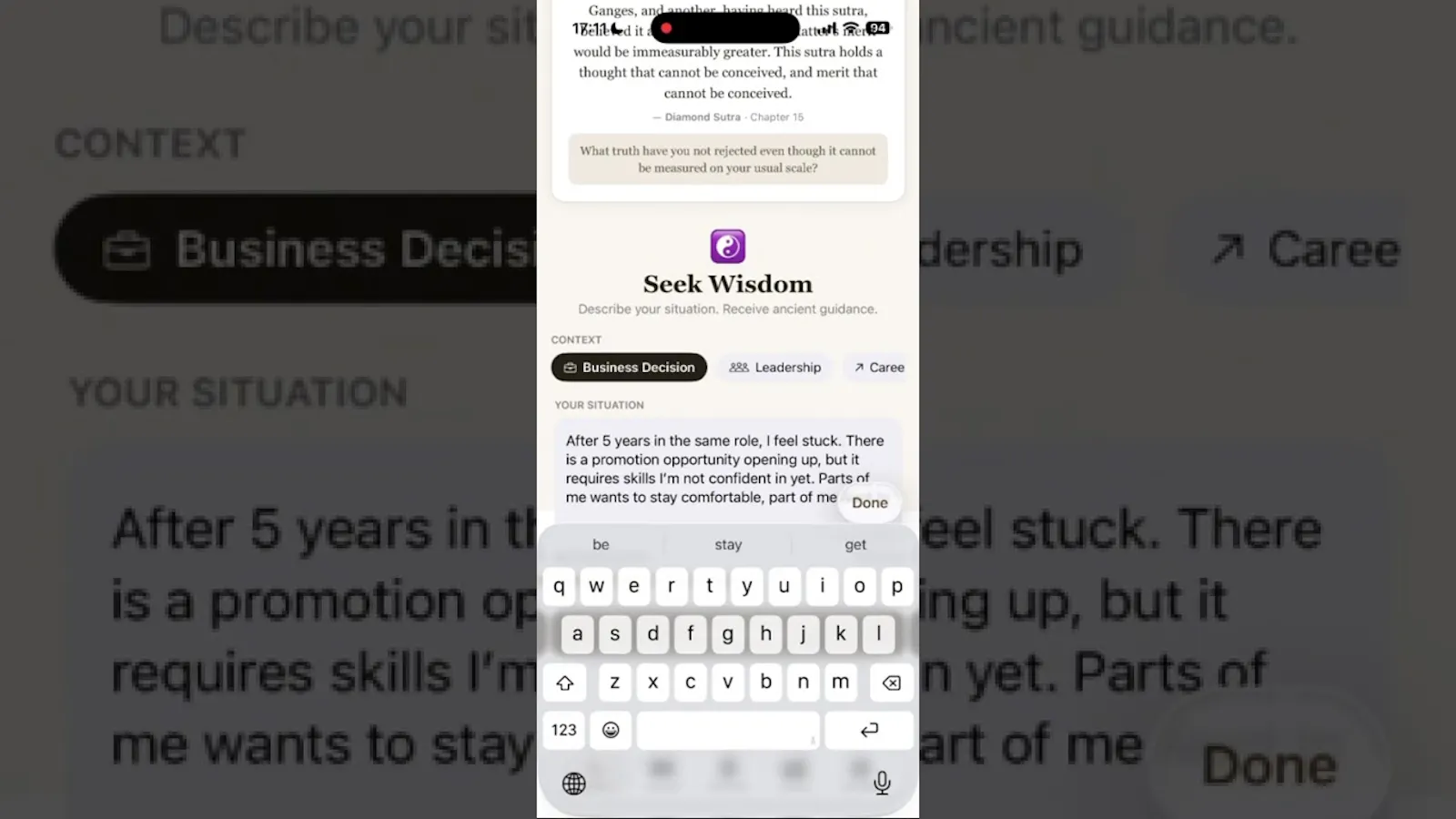 TaoMind screenshot 1 (video preview)