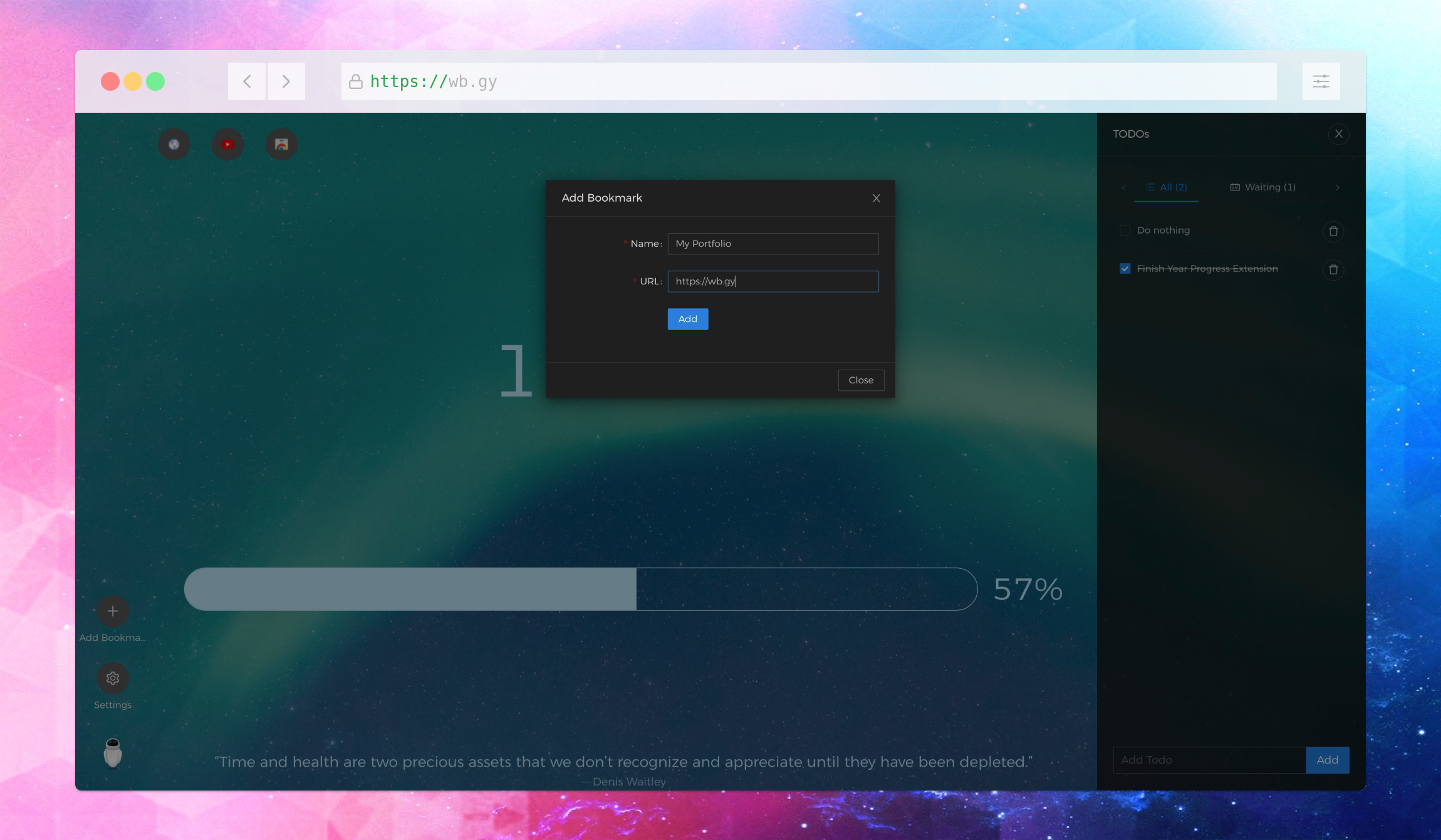 Year Progress - Browser Extension V.2 gallery image