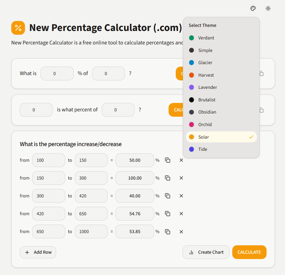 Percentage Calculator gallery image