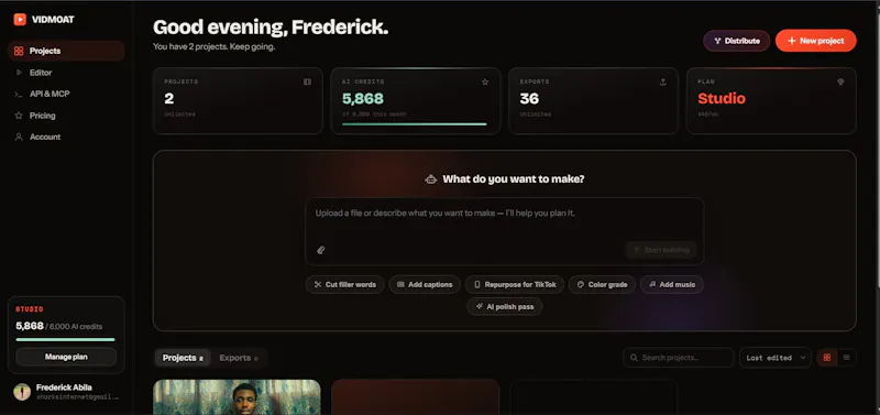 Vidmoat screenshot 3