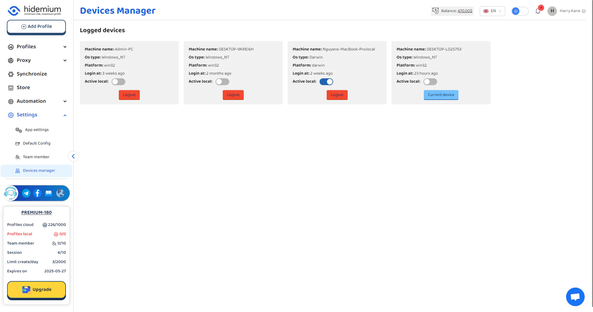 Hidemium Antidetect Browser gallery image