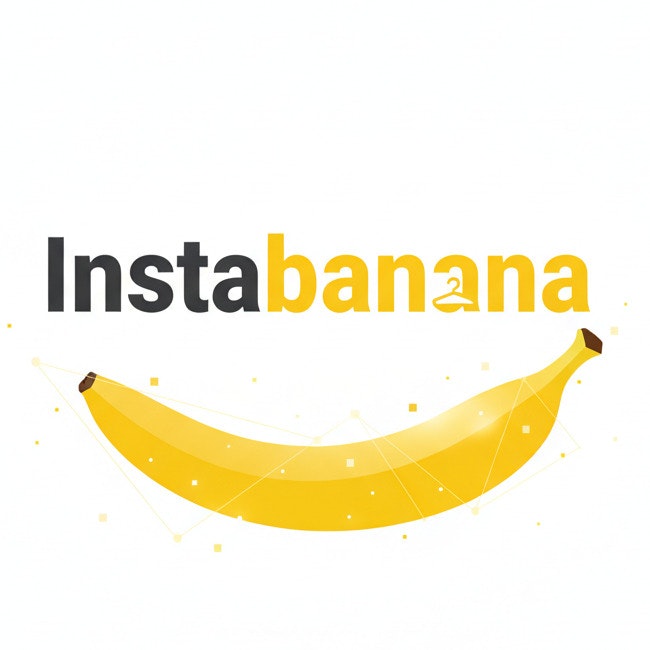 InstaBanana - Product Hunt launch logo and brand identity
