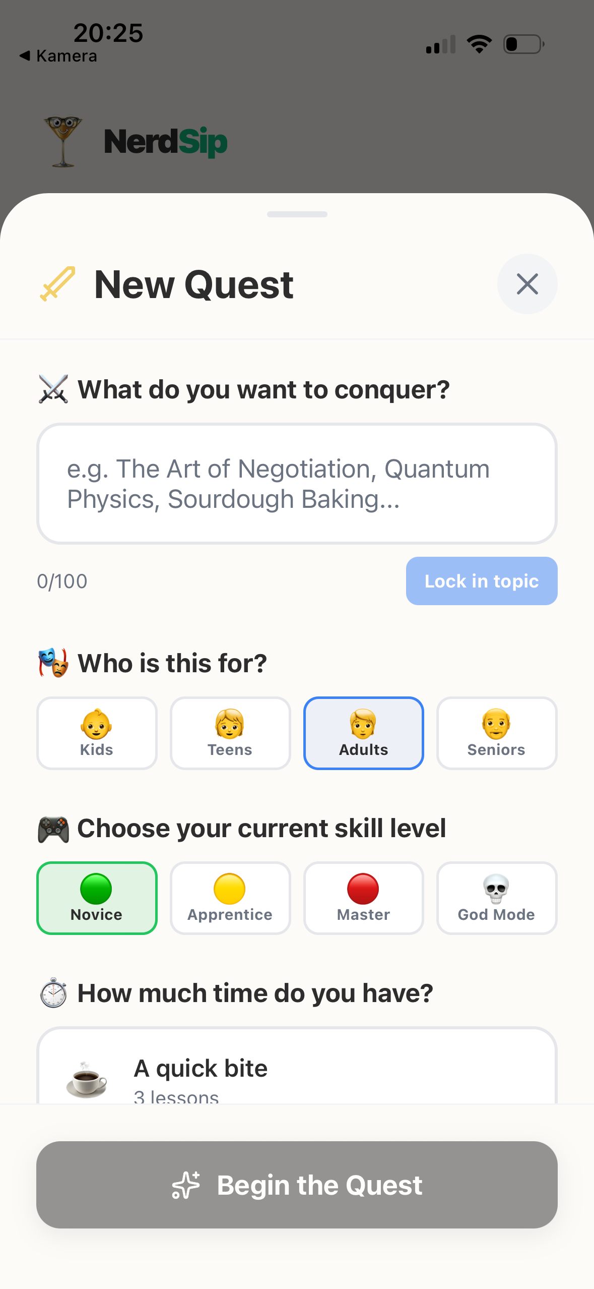 NerdSip - Screenshot 3 showing product features and functionality