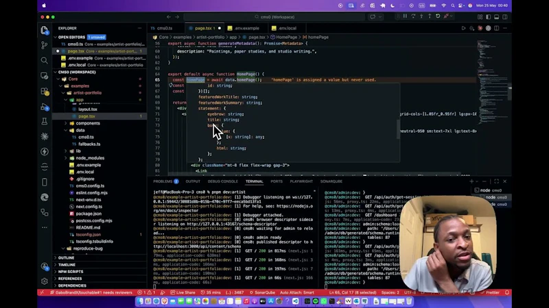 cms0 (headless cms) screenshot 1 (video preview)