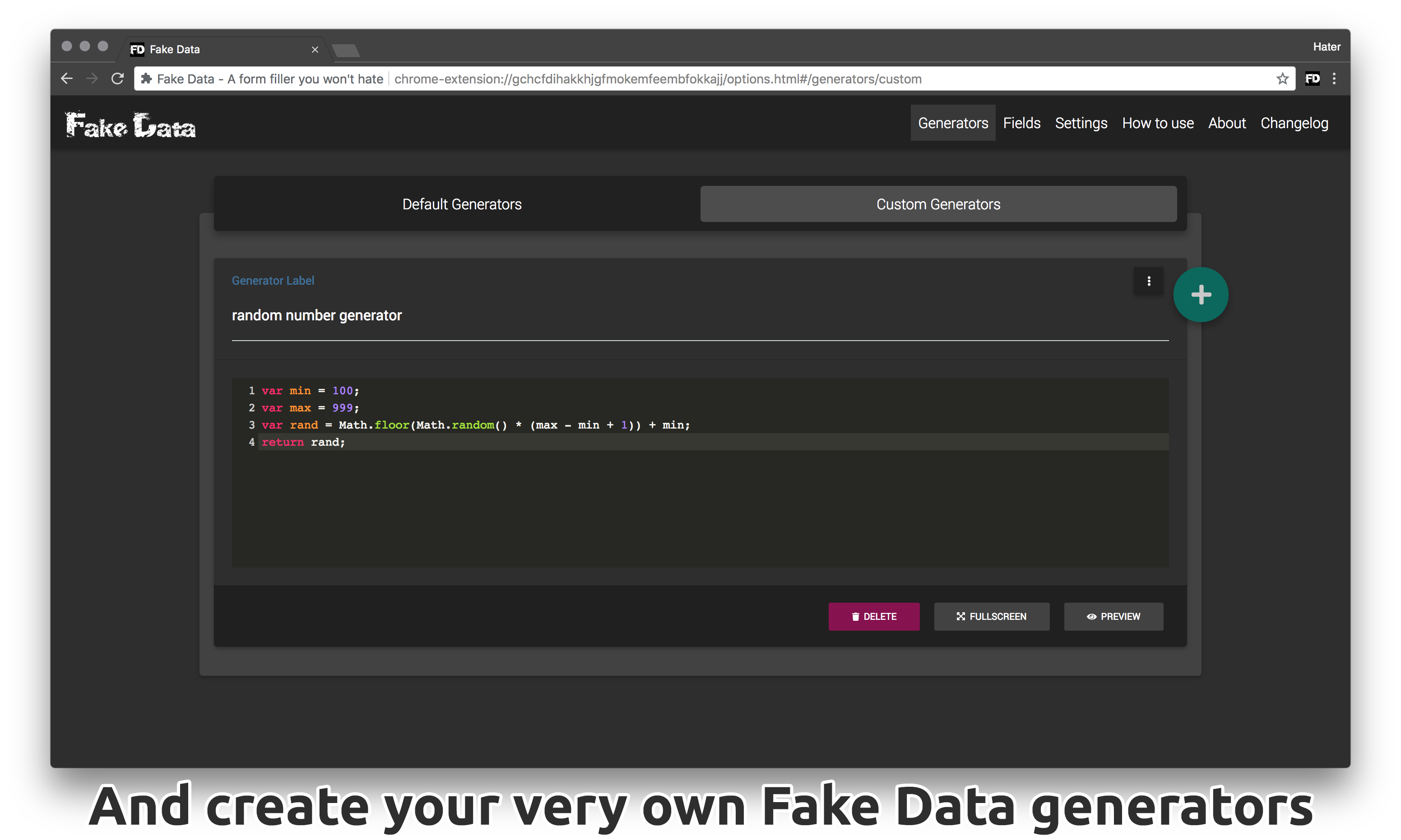 Fake Data gallery image