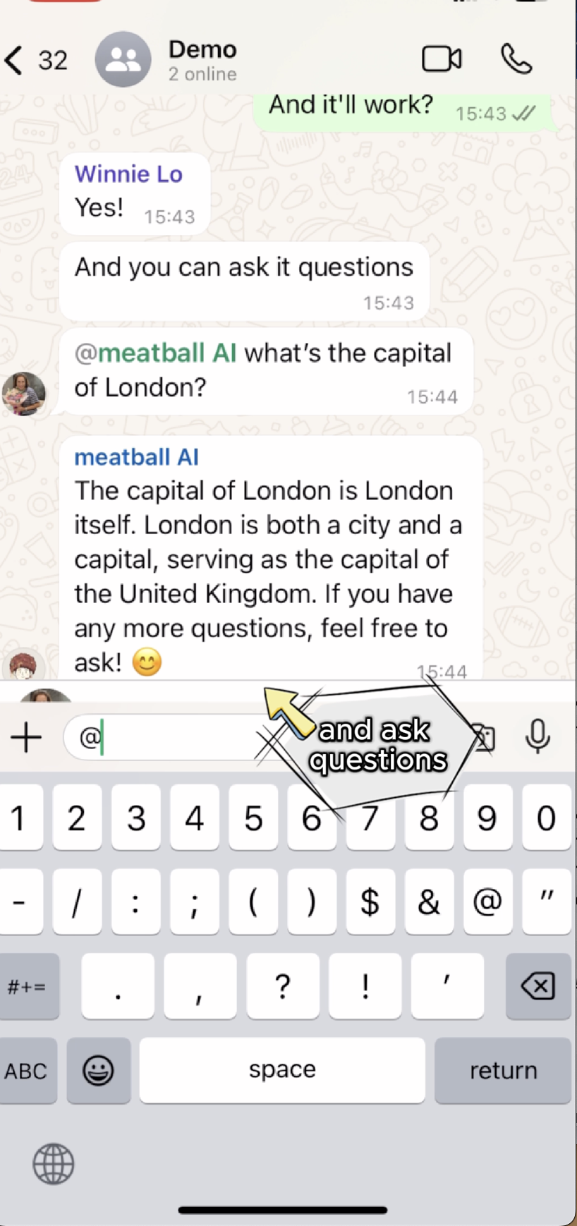 PEAGINA AI - GRATUITO - Ai Assistente per i gruppi WhatsApp media 5
