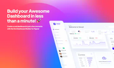 Venus - Dashboard Builder PRO for Figma gallery image
