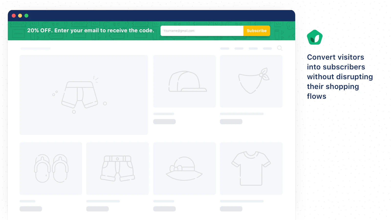 SiteKit - Promotion Bar & Popup Image