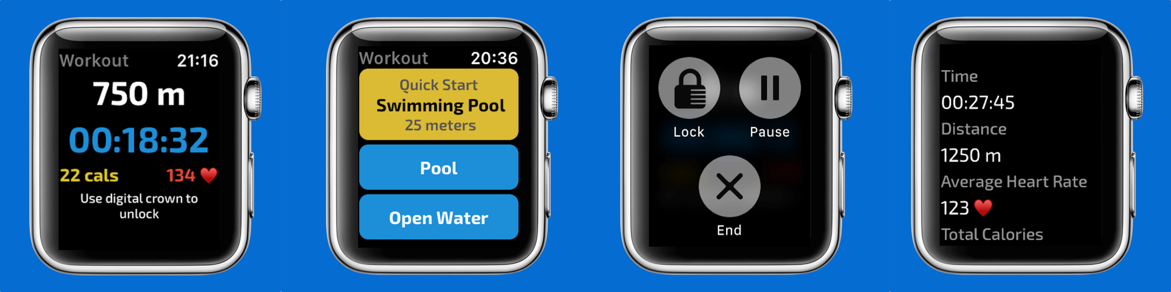Chlorine —  Swimming workout tracking gallery image