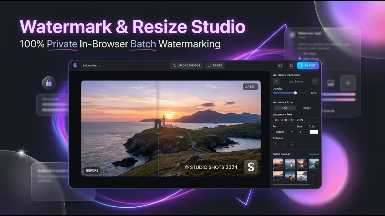 Watermark & Resize Studio gallery image