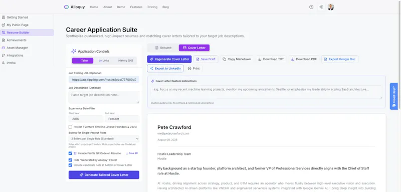 Alloquy screenshot 9
