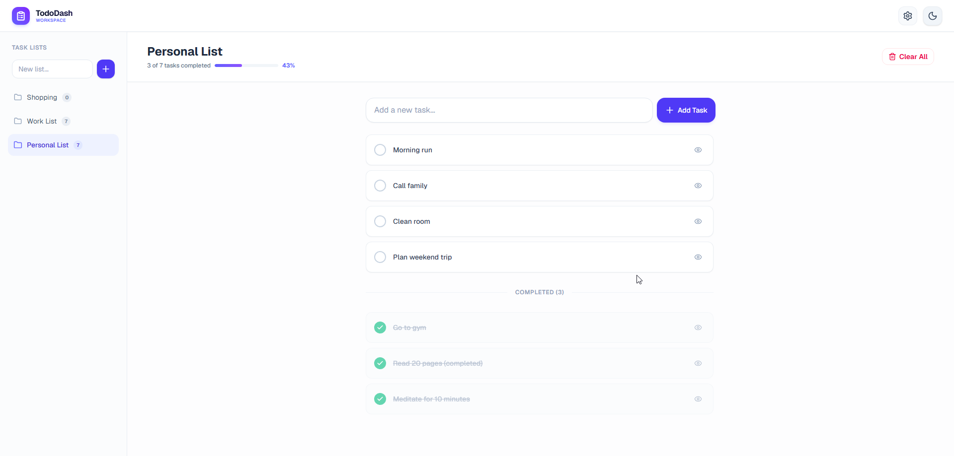 TodoDash gallery image