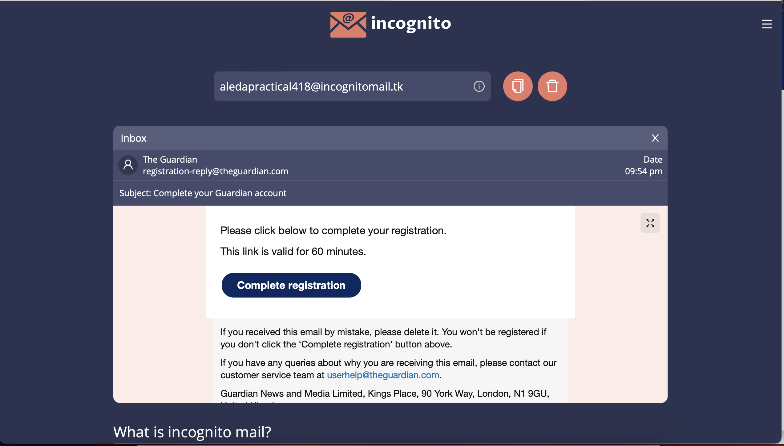 Gizli Posta - Geçici posta oluşturun ve spam'den özgür olun medya 2