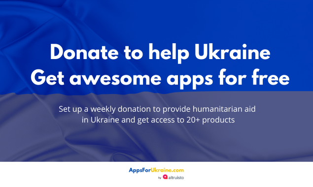 Mídia 1 de Aplicativos para a Ucrânia 🇺🇦 - Inscreva -se nos melhores aplicativos e apoie o povo da Ucrânia