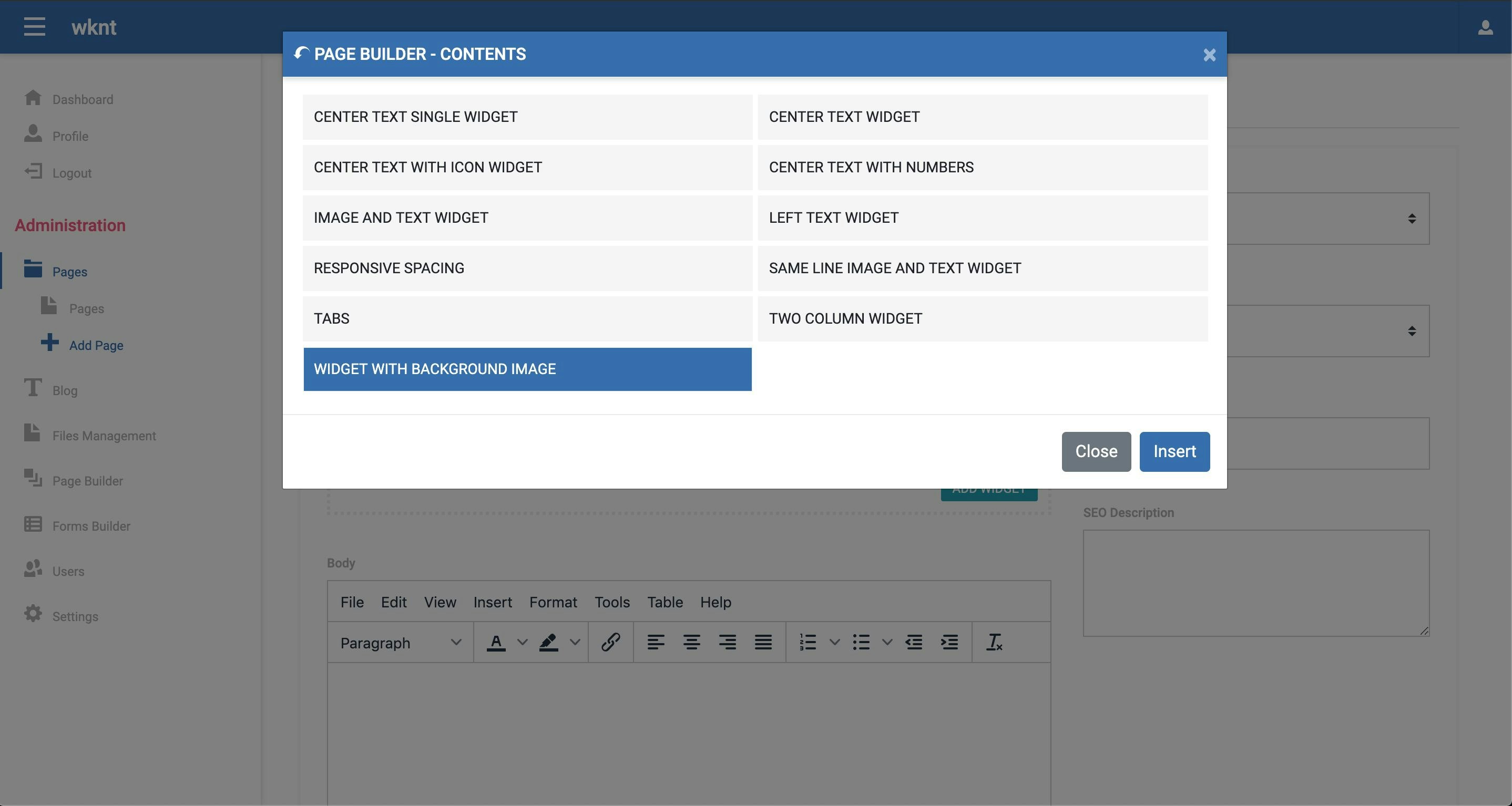 WarpKnot CMS gallery image
