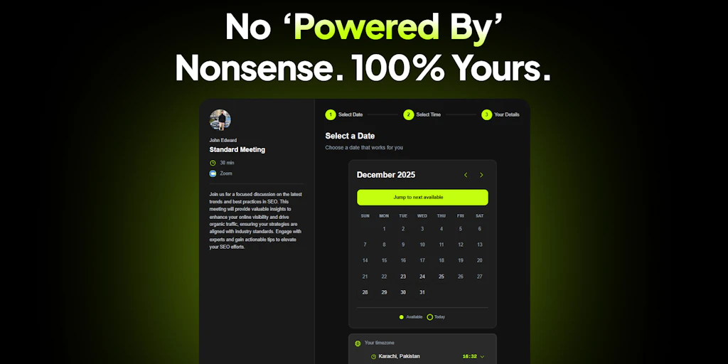 CalendarJet:透過自有網域打造品牌預約頁面的AI排程工具