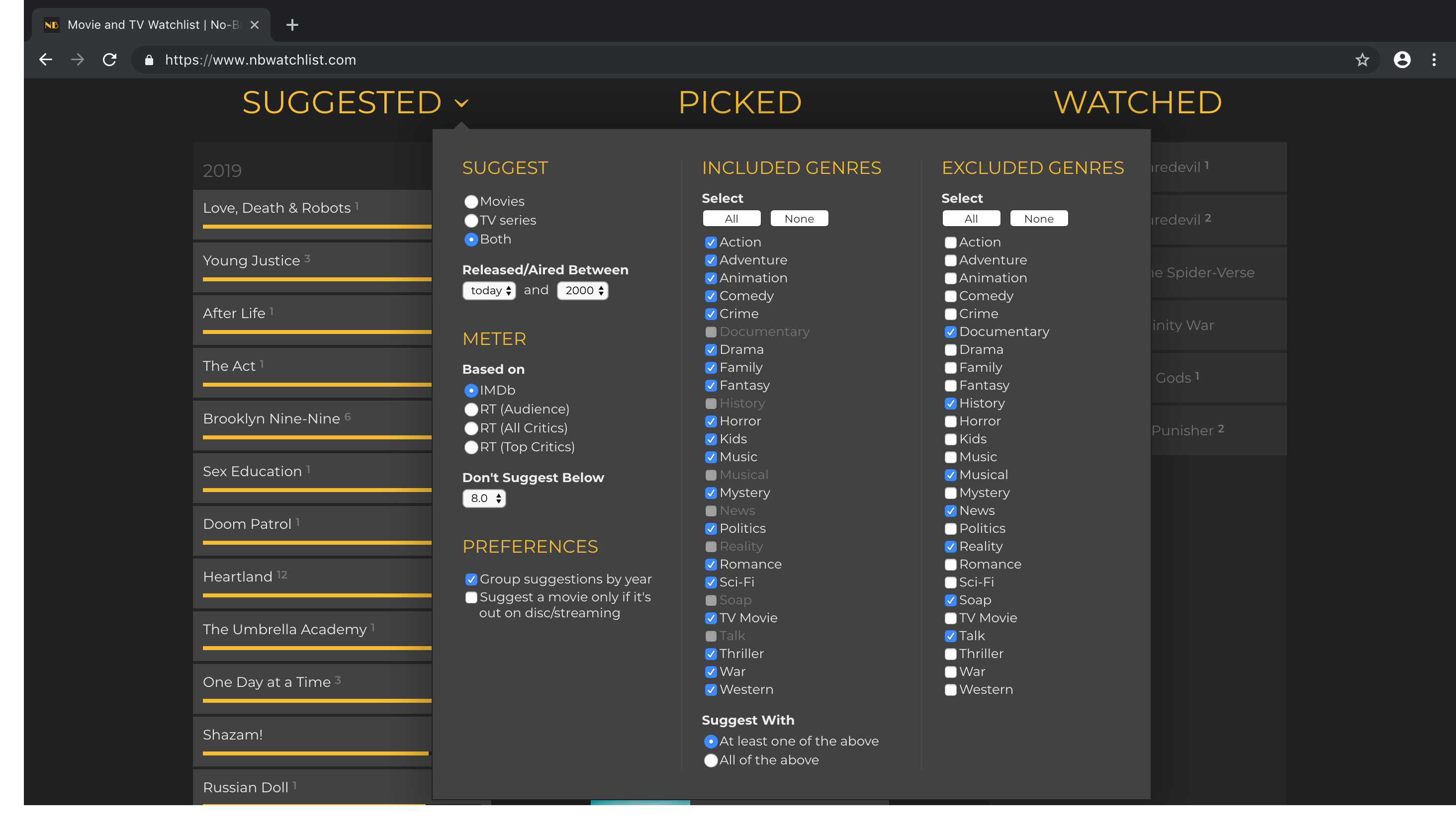 No-Brainer Watchlist gallery image