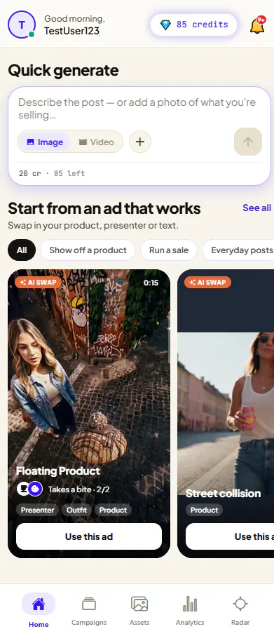 AnZi.AI: AI Ad maker gallery image