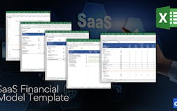 SaaS Financial Model Template media 1