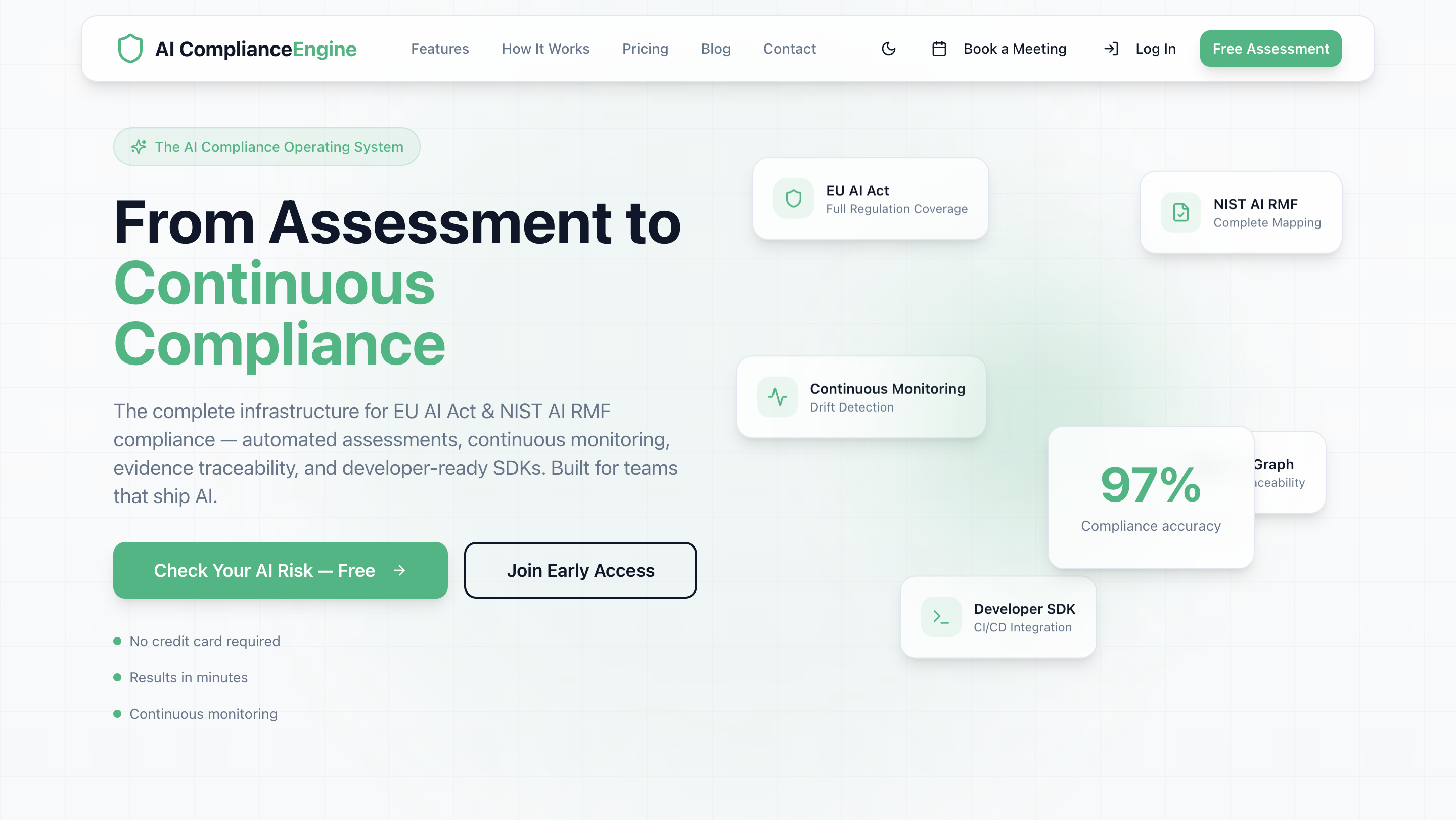 AICE - Main product screenshot demonstrating key features and user interface
