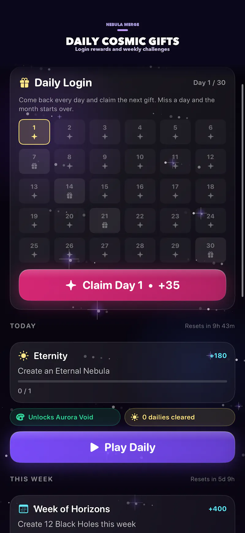 Nebula Merge screenshot 2