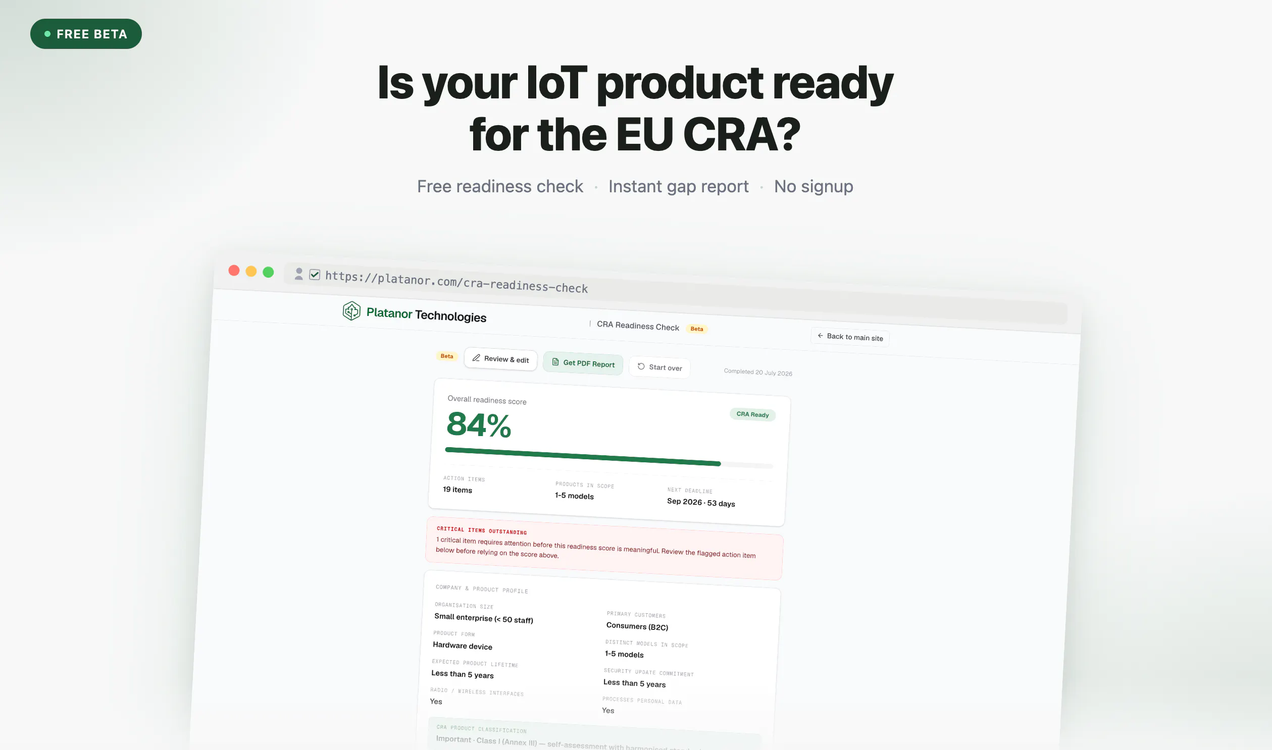 CRA Readiness Check gallery image