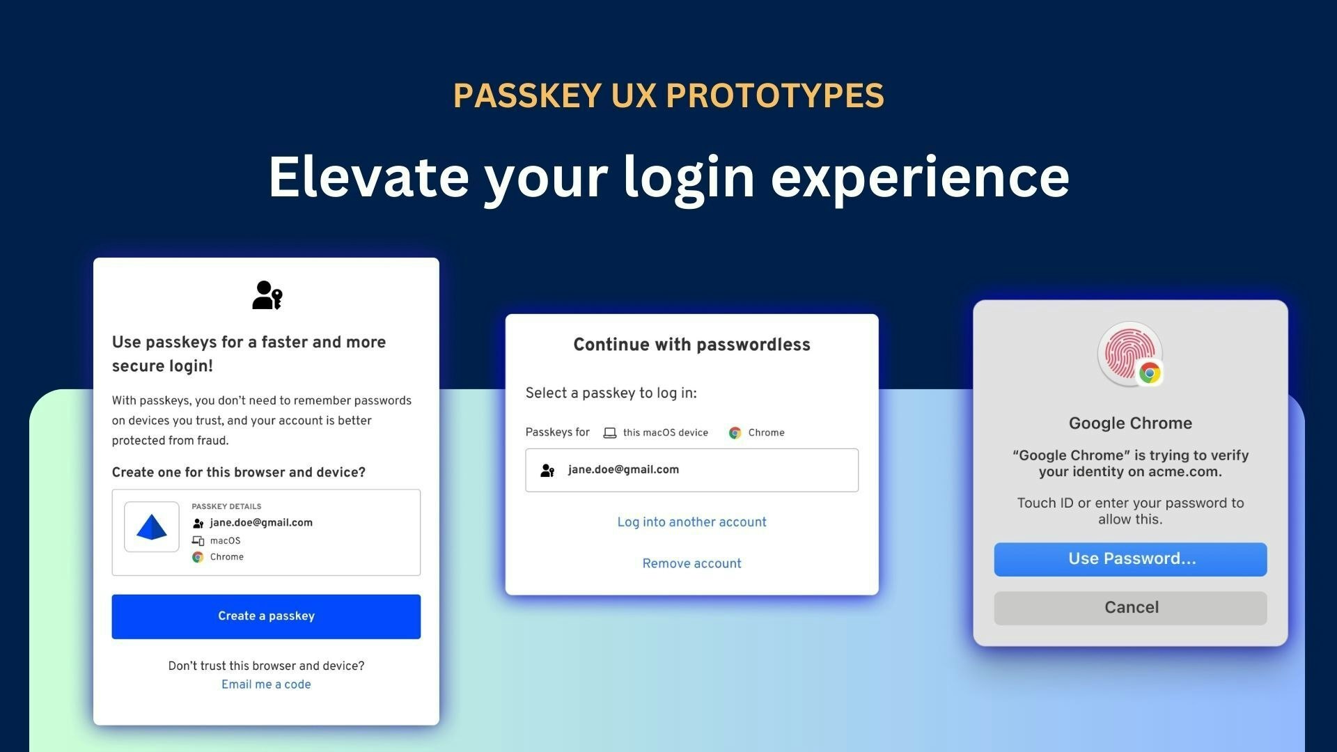 Passkey yolculuğu - PassKey'in benimsemesini kolaylaştırmak için özel kullanıcı raporu medya 4