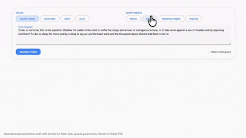 Google Gemini 3.1 Flash TTS screenshot 7