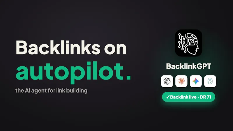 BacklinkGPT screenshot 1 (video preview)