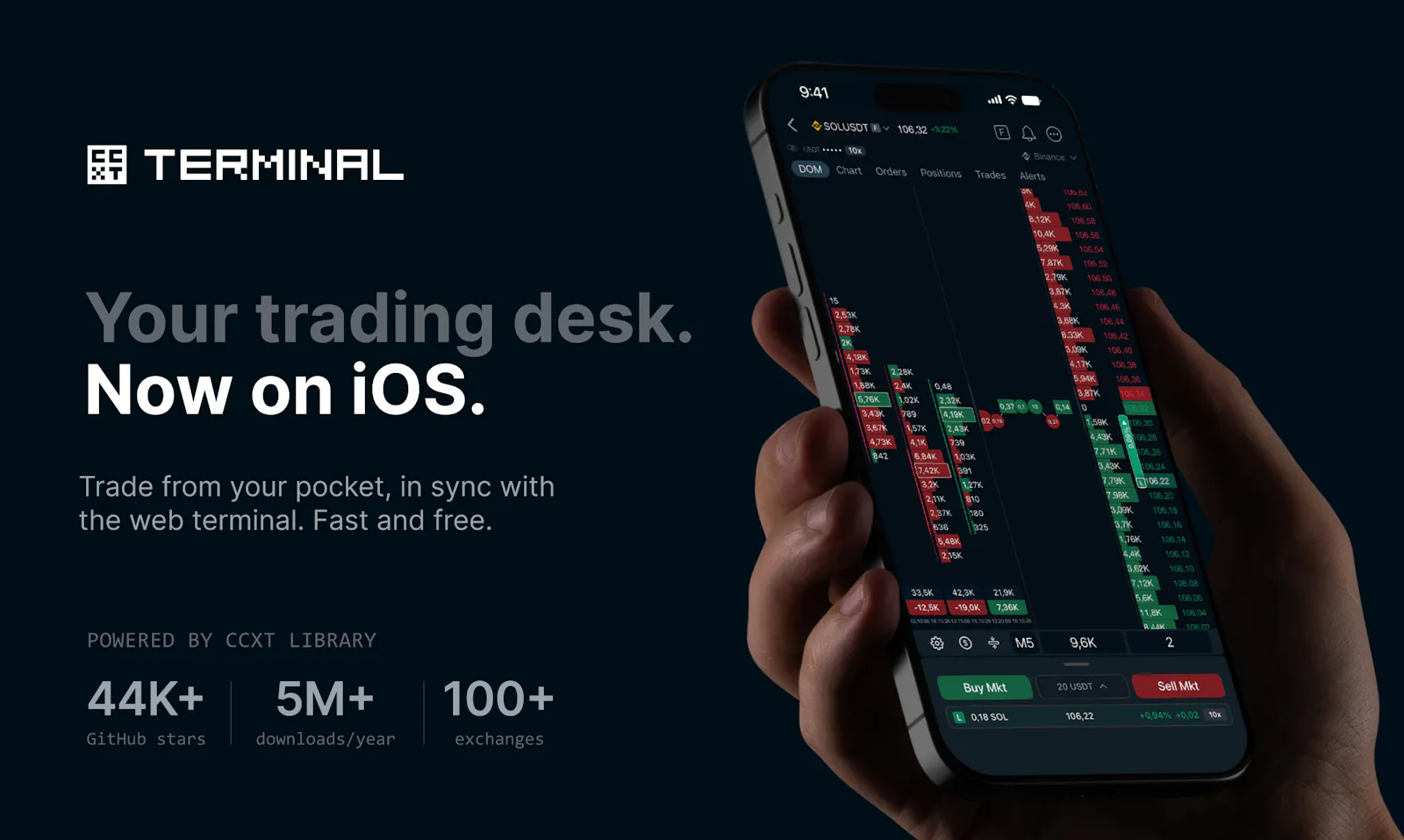 CCXT Terminal for iOS screenshot 2