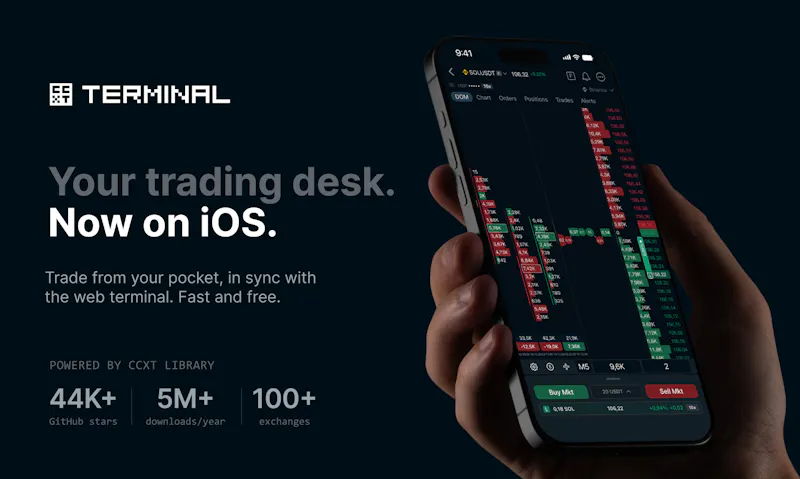 CCXT Terminal for iOS screenshot 2