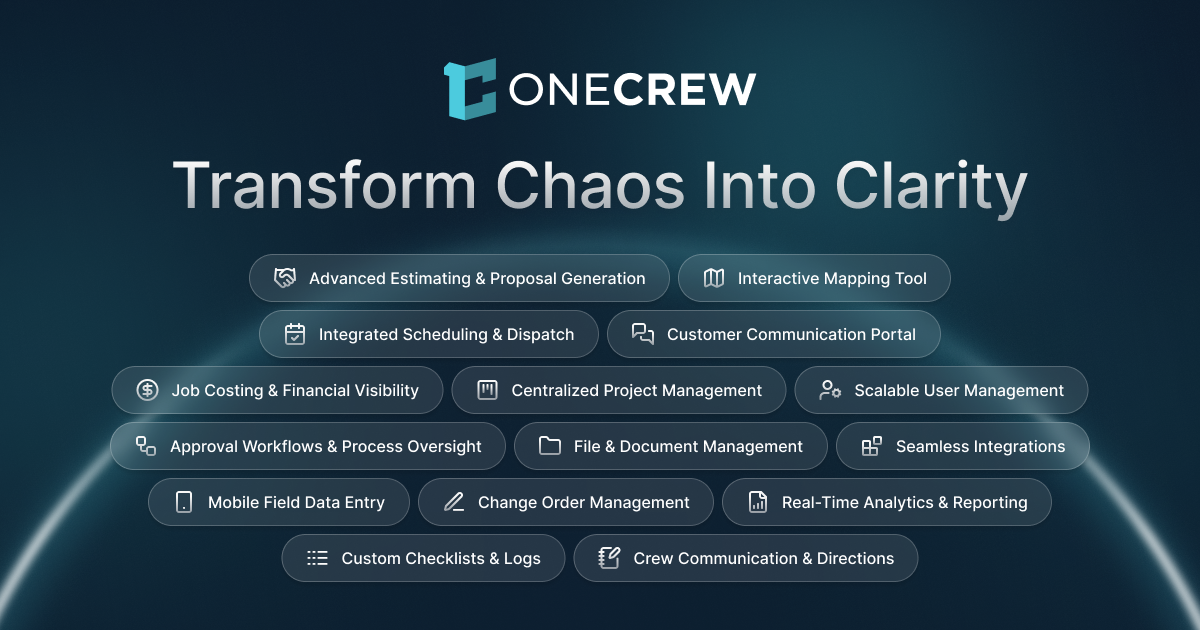 onecrew - จัดการโครงการของคุณจากตะกั่วสู่ใบแจ้งหนี้ที่มีกำไรมากขึ้น media 1