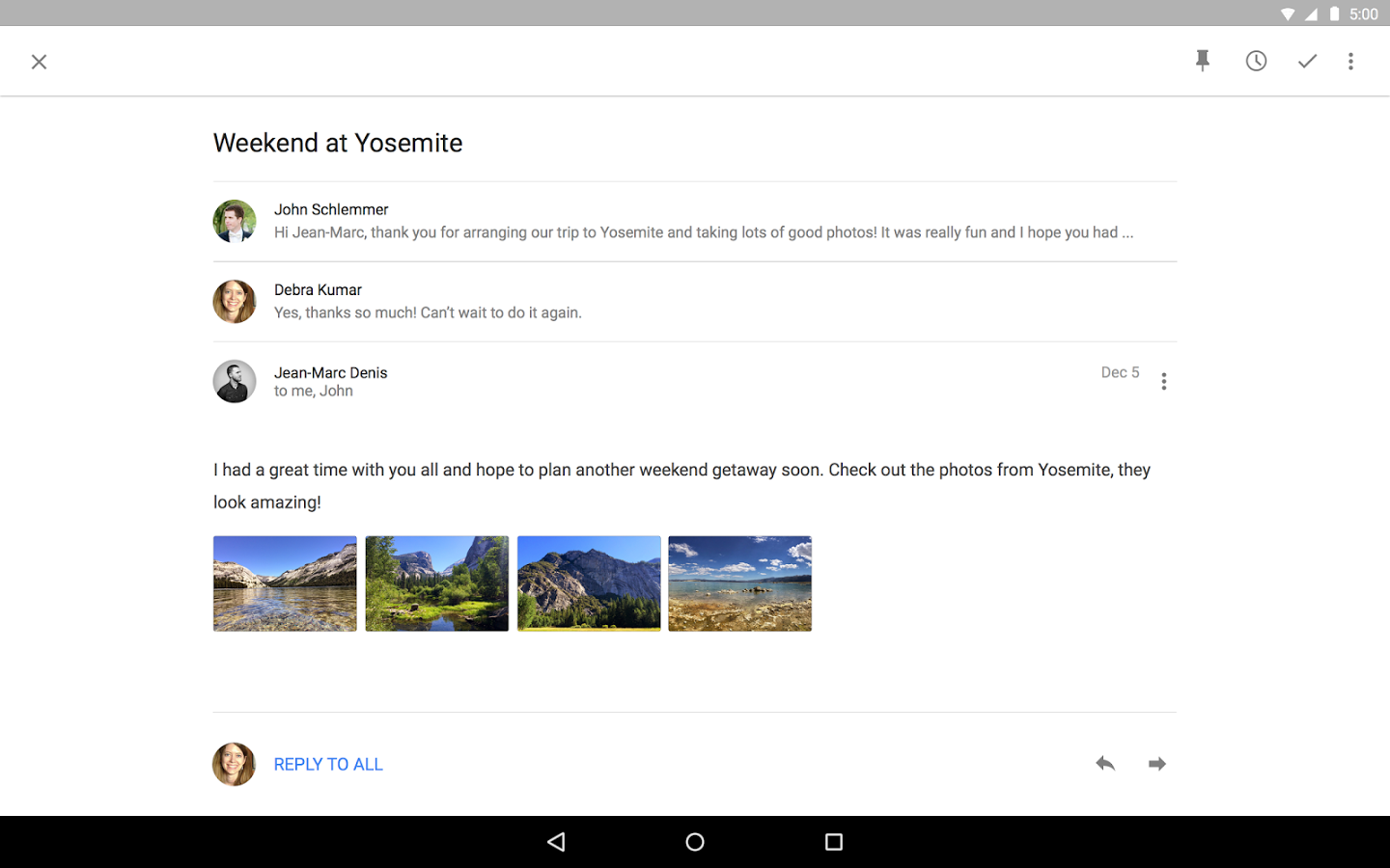 Smart Reply by Google Inbox gallery image