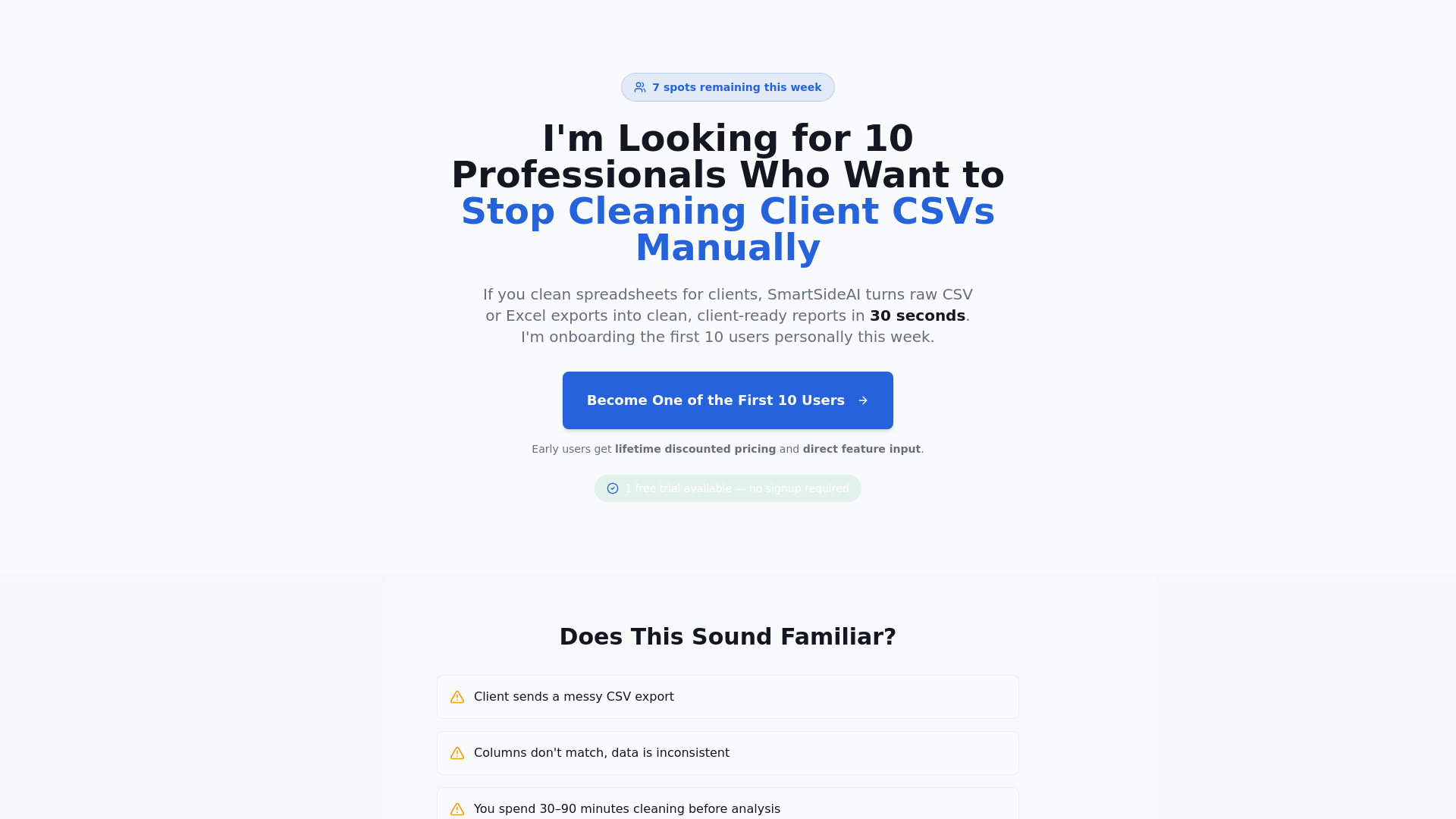 Turn CSV & Excel Exports In Clean Report gallery image