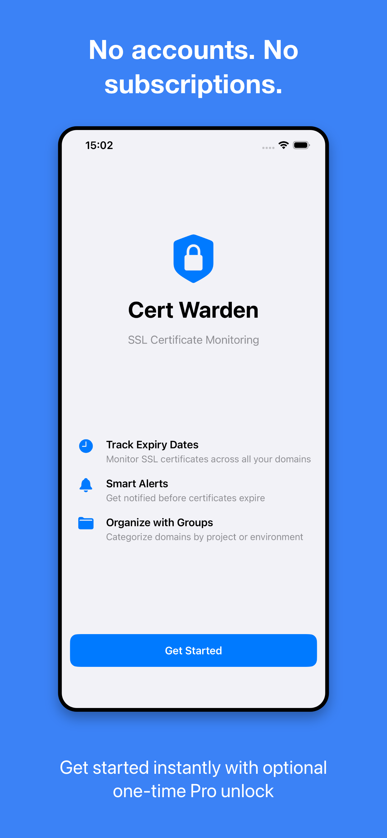 CertWarden: SSL Expiry Tracker gallery image