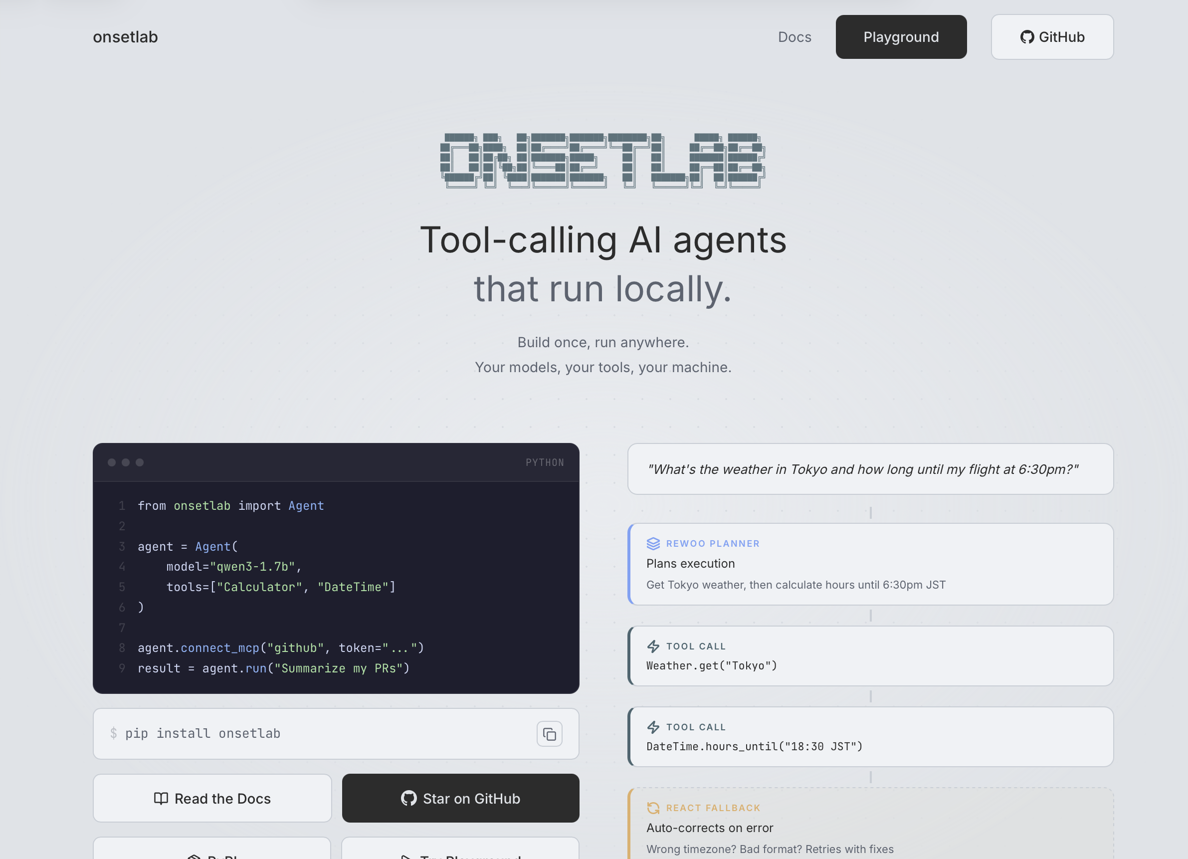 OnsetLab - Main product screenshot demonstrating key features and user interface