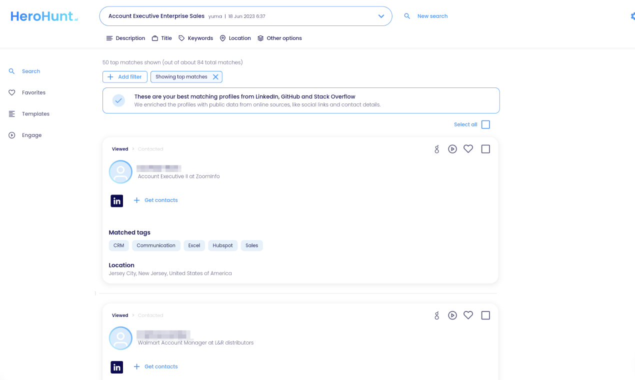 RecruitGpt (herohunt.ai에 의해) - 완전한 자동 조종 장치에서 최고의 인재를 찾고 도달하십시오 미디어 5