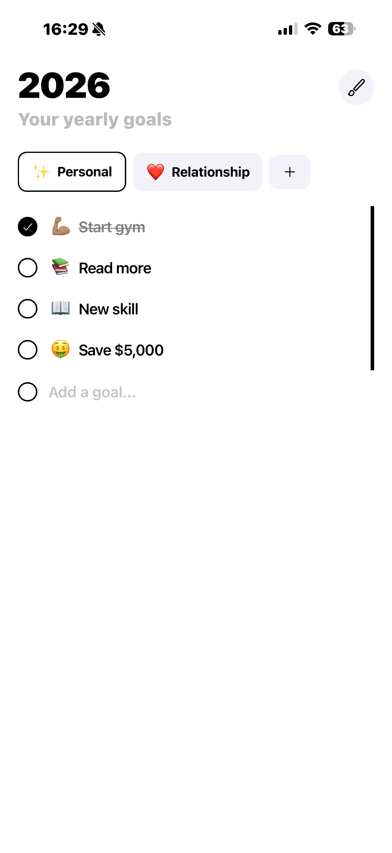 2026 Goals gallery image