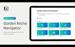 Golden Niche Navigator media 1