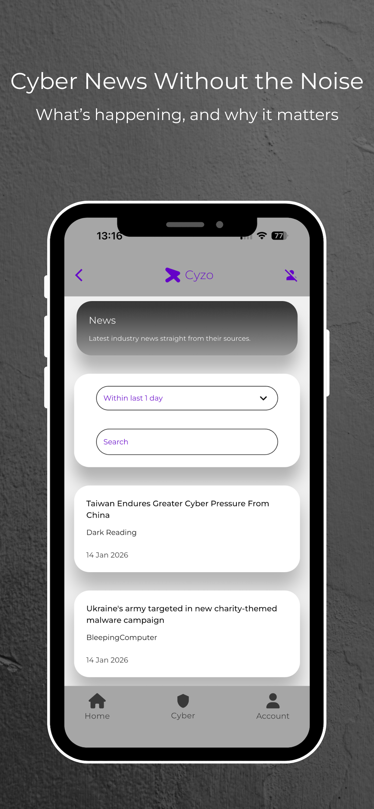 Cyzo - Main product screenshot demonstrating key features and user interface