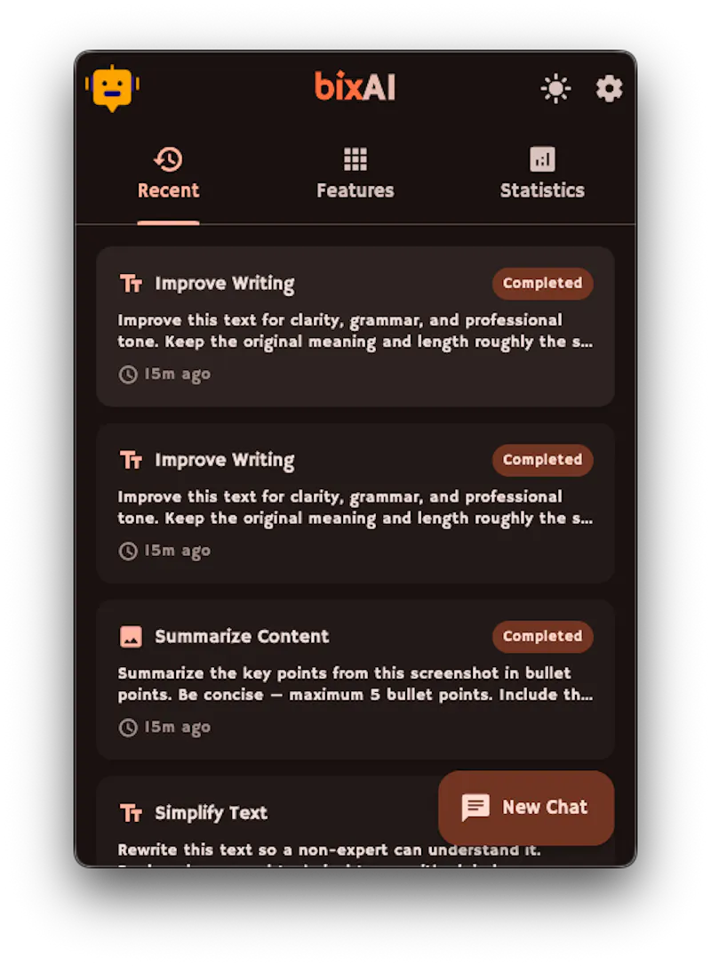 BixAI screenshot 6